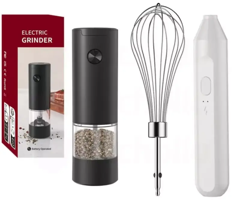 Molinillo Eléctrico de Cocina + Batidor Eléctrico Molinillo Eléctrico de Cocina + Batidor Eléctrico