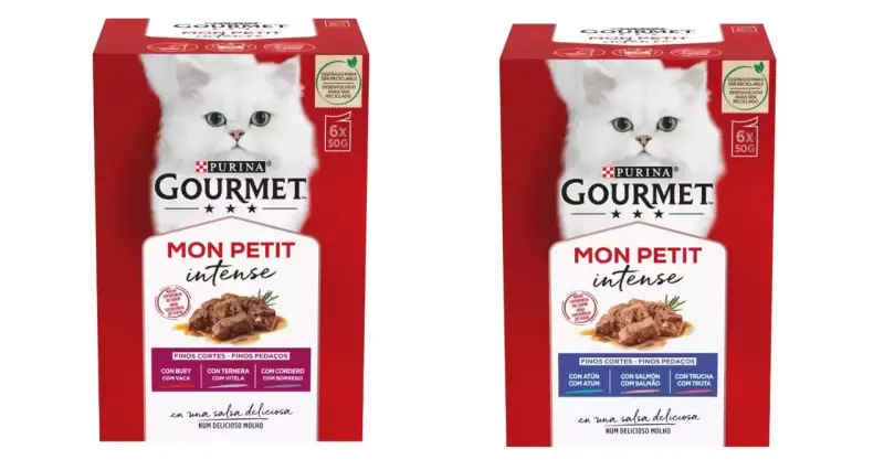 6 Sobres de Comida Gato GOURMET Mon Petit 6 Sobres de Comida Gato GOURMET Mon Petit