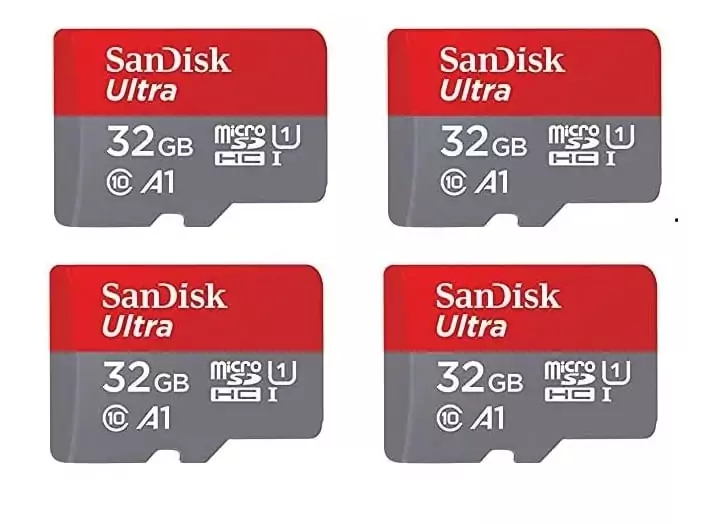 4x MicroSD SanDisk 32GB 4x MicroSD SanDisk 32GB