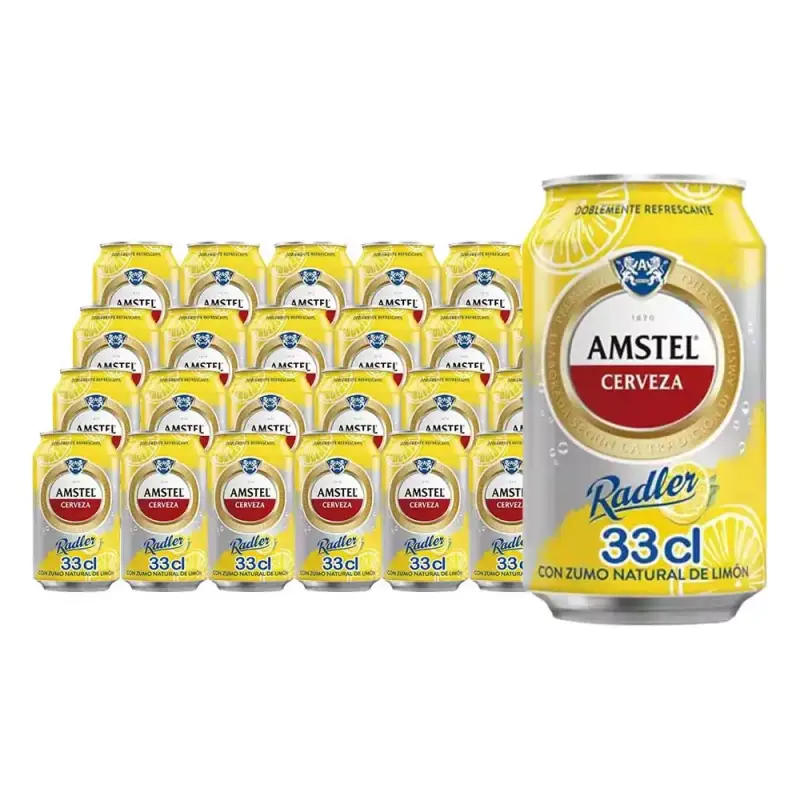Pack de 24 latas Amstel Radler de 33cl Pack de 24 latas Amstel Radler de 33cl