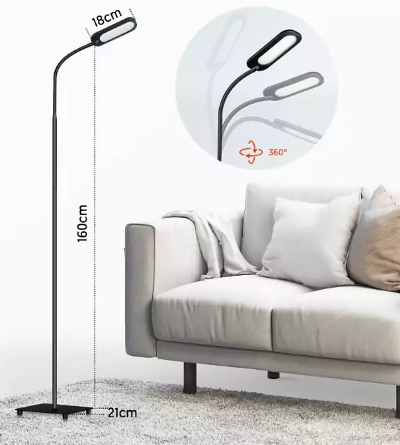 Lámpara de pie táctil LED Teckin Lámpara de pie táctil LED Teckin