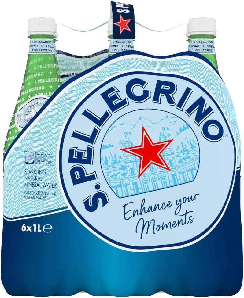 6x1L Agua con Gas S. Pellegrino 6x1L Agua con Gas S. Pellegrino