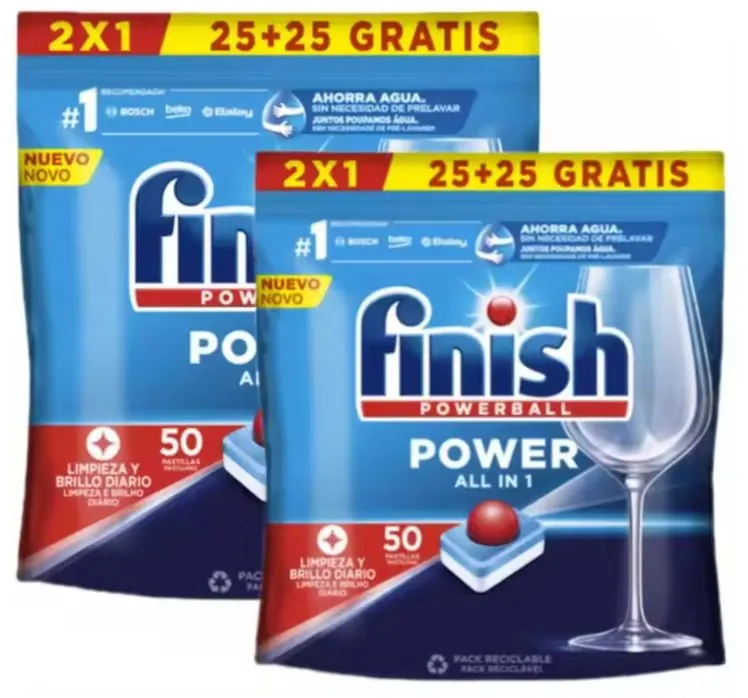 Pack de 100 pastillas Finish Power All in One Pack de 100 pastillas Finish Power All in One