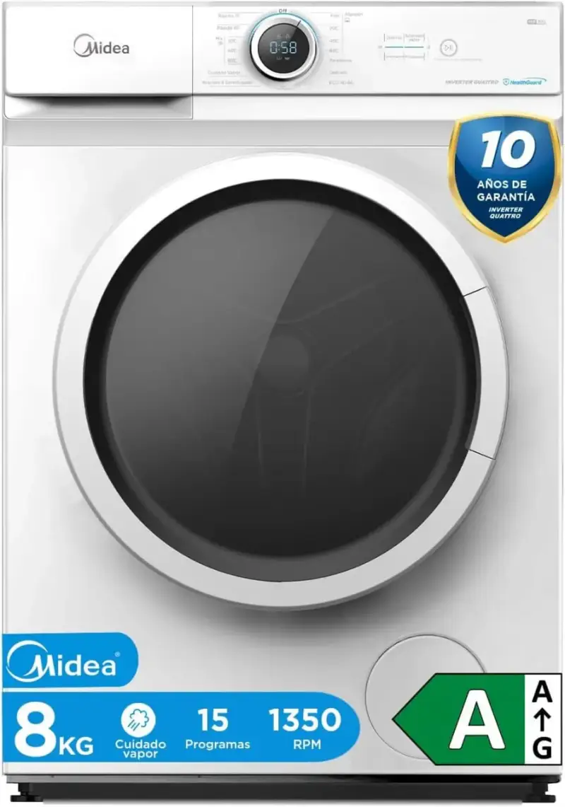 Lavadora 8kg Midea 1350rpm Lavadora 8kg Midea 1350rpm