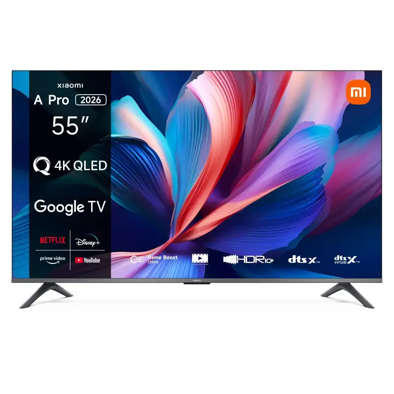Smart TV Xiaomi TV A Pro 2026 55" QLED Google TV Smart TV Xiaomi TV A Pro 2026 55" QLED Google TV