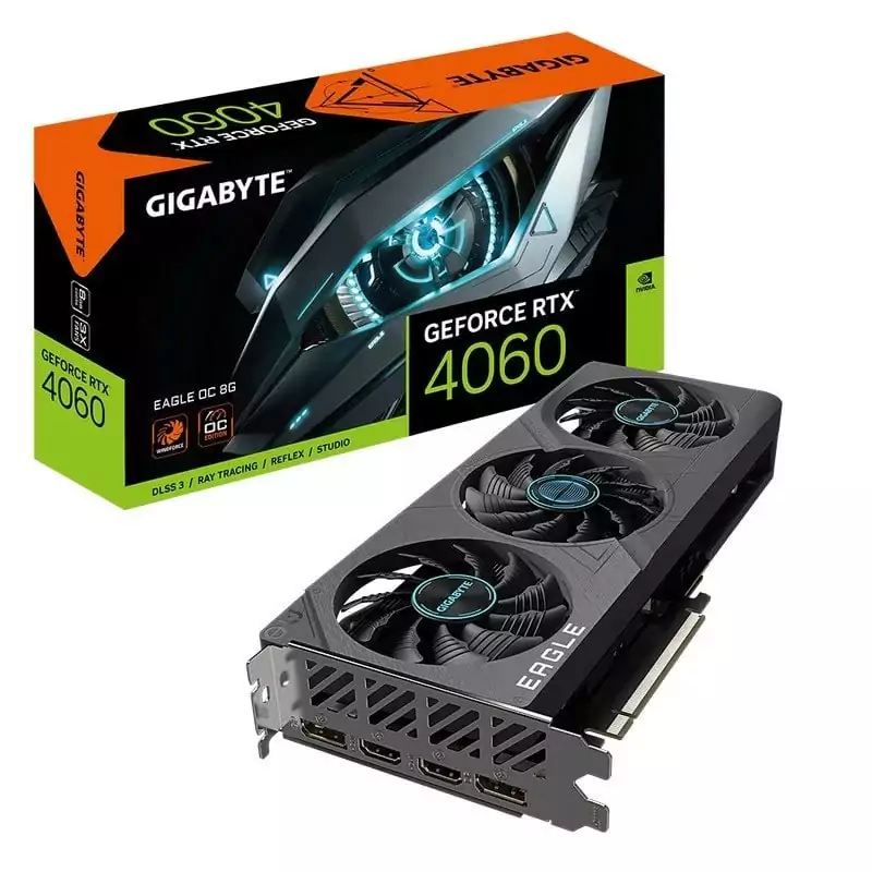 Gráfica Gigabyte RTX 4060 Eagle OC 9GB GDDR6 Gráfica Gigabyte RTX 4060 Eagle OC 9GB GDDR6