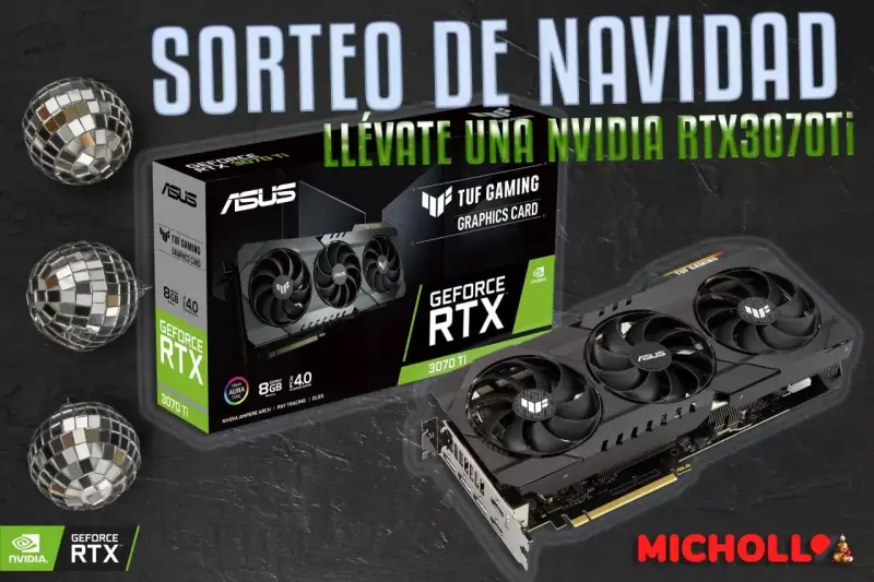 Sorteo Tarjeta Gráfica 3070ti o gana 900€!!! Sorteo Tarjeta Gráfica 3070ti o gana 900€!!!