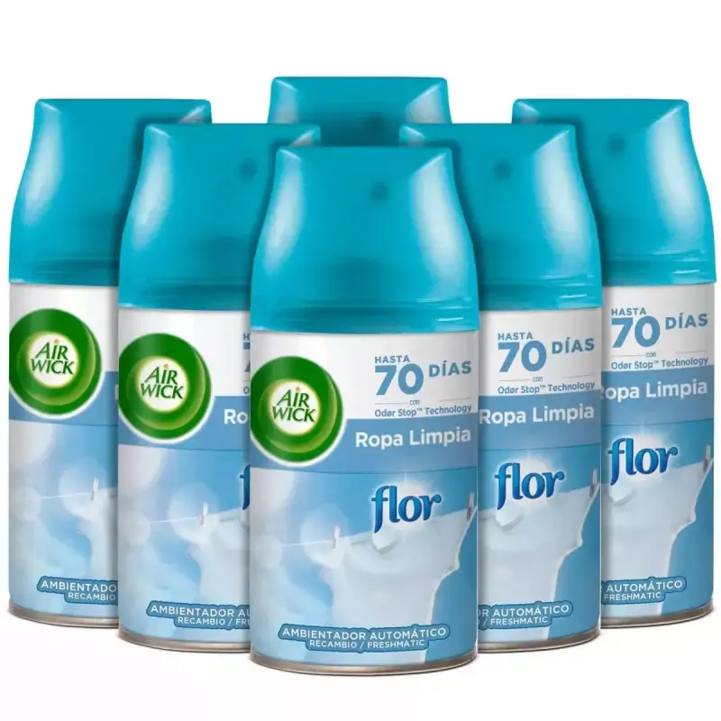 Pack de 6 Air Wick Freshmatic Pack de 6 Air Wick Freshmatic