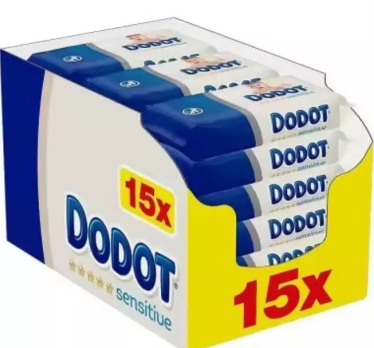 15x54 Toallitas Dodot Sensitive 15x54 Toallitas Dodot Sensitive