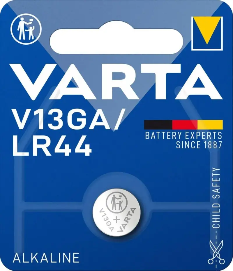 Pila de botón Varta LR44 de 1,5V Pila de botón Varta LR44 de 1,5V
