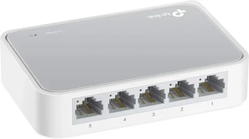 Switch TP-Link con 5 Puertos 10/100 Mbps Switch TP-Link con 5 Puertos 10/100 Mbps