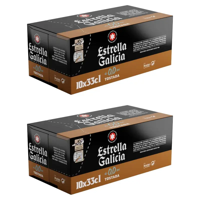 20x 33cl Estrella Galicia 0,0 Tostada 20x 33cl Estrella Galicia 0,0 Tostada