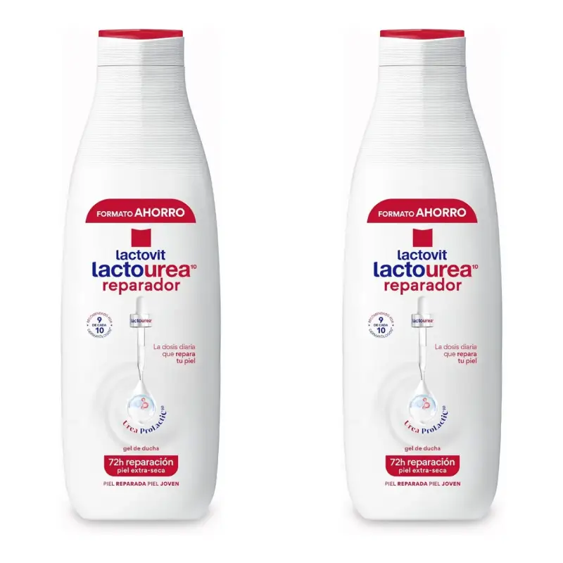 2x 750 ml Gel de Ducha Reparador Lactourea Lactovit 2x 750 ml Gel de Ducha Reparador Lactourea Lactovit