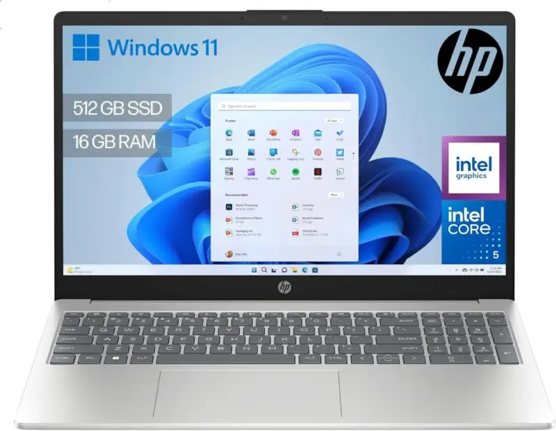 Portátil HP Intel Core 5 120U 16GB 512GB Portátil HP Intel Core 5 120U 16GB 512GB