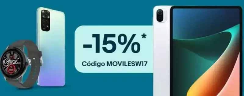 Cupón 15% de dto. en selección electrónica Ebay Cupón 15% de dto. en selección electrónica Ebay