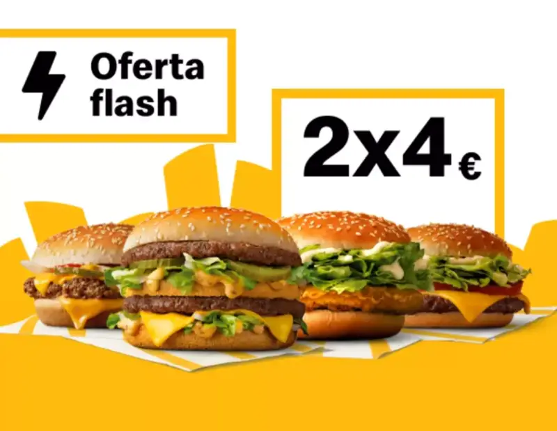 2 Big Mac, McPollo, McRoyal Deluxe o Cuarto de Libra (Oferta semanal) 2 Big Mac, McPollo, McRoyal Deluxe o Cuarto de Libra (Oferta semanal)