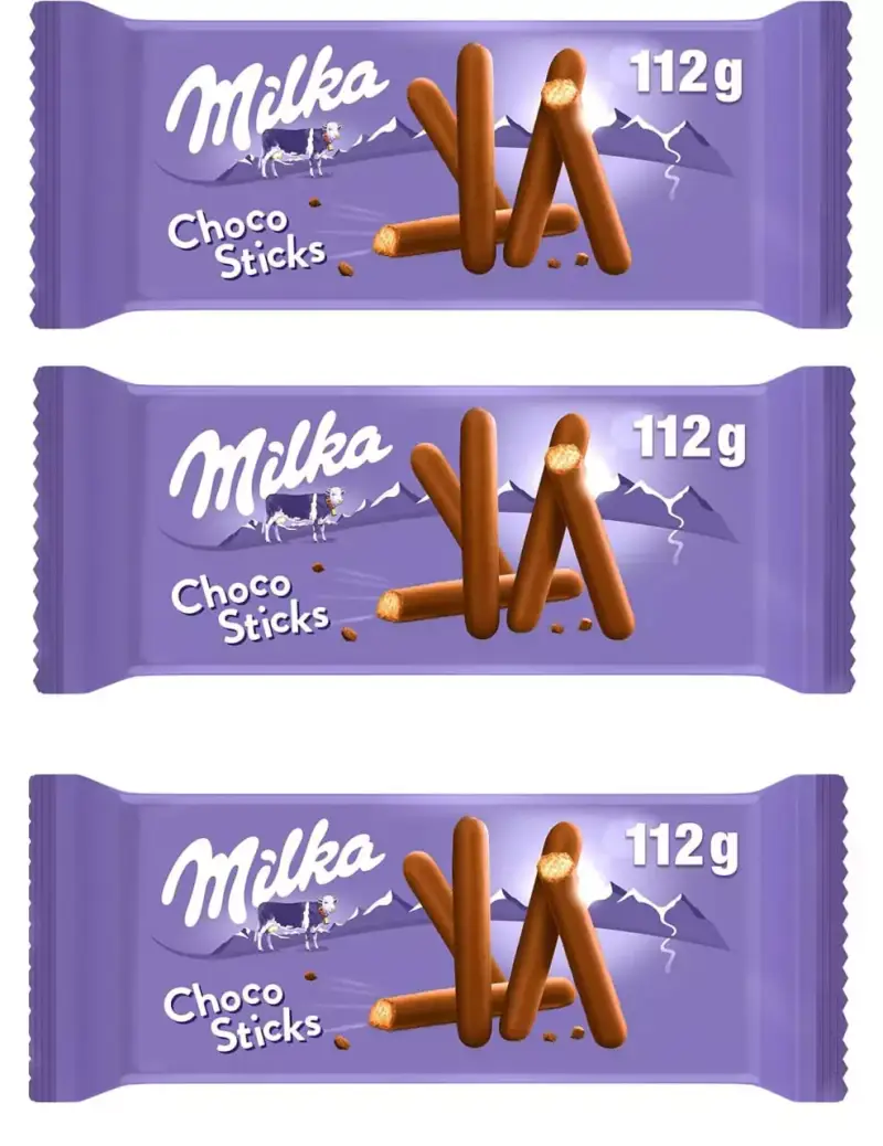 3x Milka Choco Sticks 112g 3x Milka Choco Sticks 112g