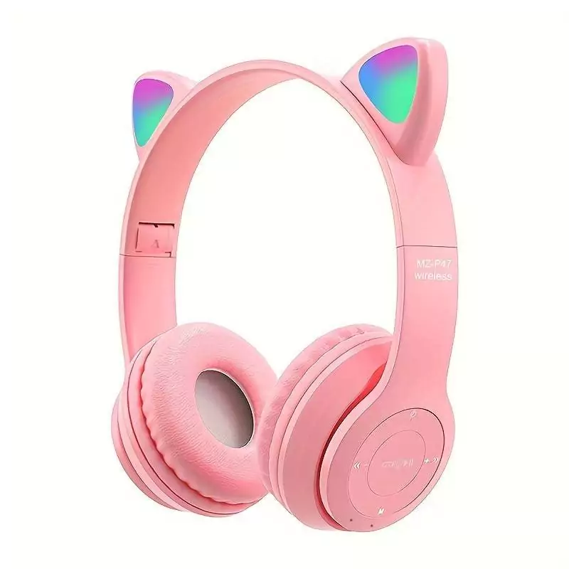 Auriculares plegables de gatito Auriculares plegables de gatito