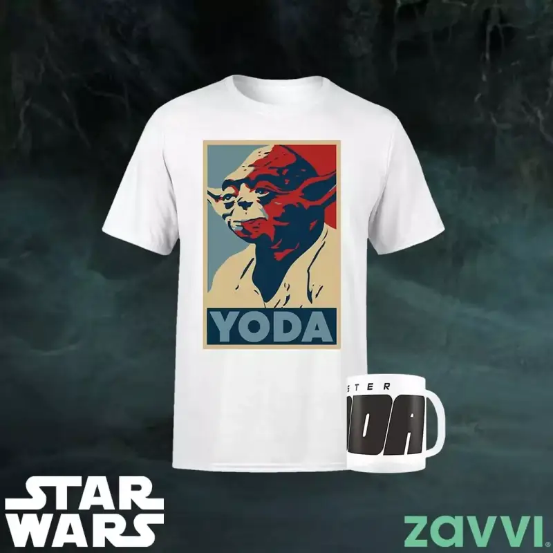 Pack camiseta + taza Yoda Pack camiseta + taza Yoda