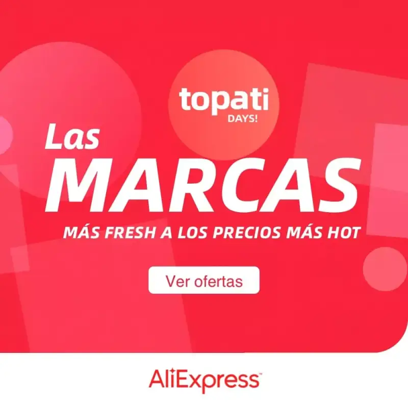 Códigos promocionales Aliexpress "TO PA TI DAYS" para Aliexpress (a partir del 24/05/21) Códigos promocionales Aliexpress "TO PA TI DAYS" para Aliexpress (a partir del 24/05/21)