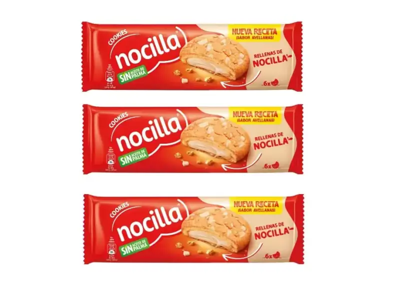 3 Packs de 6 Galletas de Nocilla Cookies 3 Packs de 6 Galletas de Nocilla Cookies