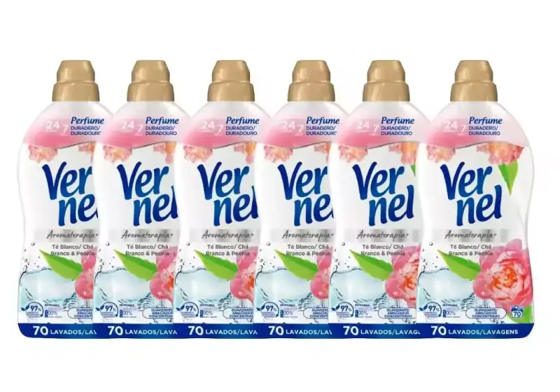 Pack de 6 suavizantes Vernel Aroma Terapia Pack de 6 suavizantes Vernel Aroma Terapia