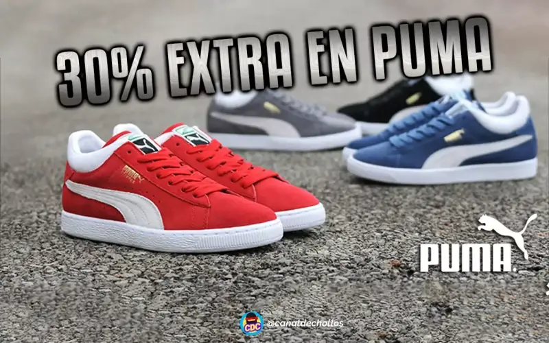 30% EXTRA en Ofertas de invierno Puma 30% EXTRA en Ofertas de invierno Puma