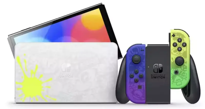 Consola Nintendo Switch OLED Edición Splatoon Consola Nintendo Switch OLED Edición Splatoon