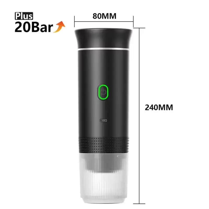 Cafetera Espresso portátil eléctrica 20bar 3 en 1 Cafetera Espresso portátil eléctrica 20bar 3 en 1