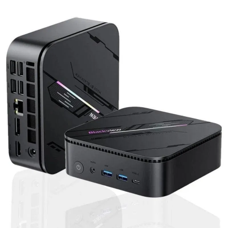 Blackview MP100 Pro Mini PC Intel Core i5-12450H 16GB 512GB SSD Windows 11 Pro Blackview MP100 Pro Mini PC Intel Core i5-12450H 16GB 512GB SSD Windows 11 Pro