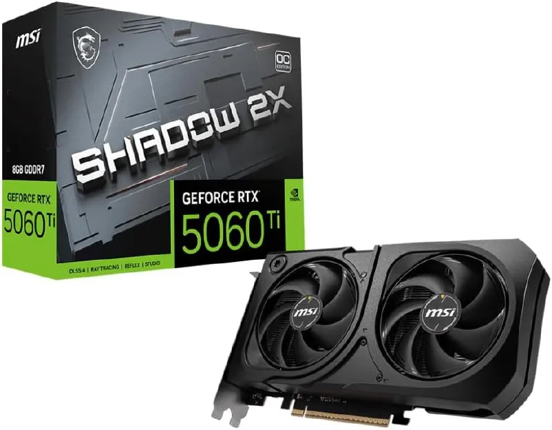 Tarjeta Gráfica GeForce MSI RTX 5060 Ti 8G Tarjeta Gráfica GeForce MSI RTX 5060 Ti 8G