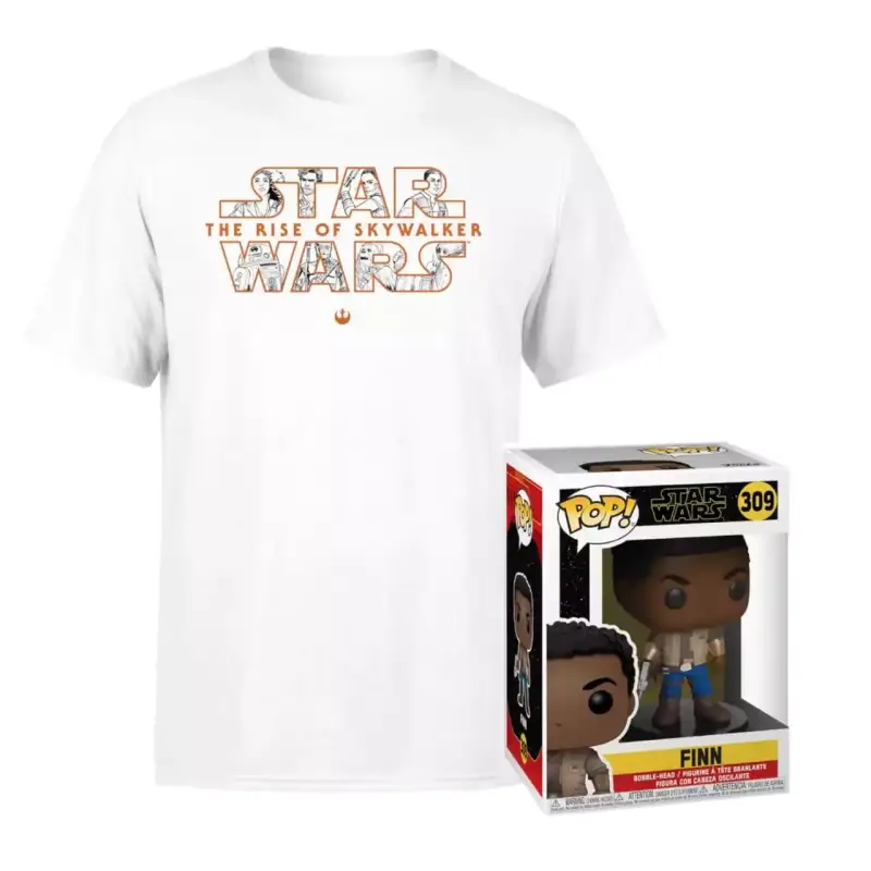 Pack Camiseta + Funko Pop! Star Wars Finn Pack Camiseta + Funko Pop! Star Wars Finn