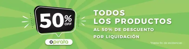 Liquidación en toda la web: 50% de Dto. Liquidación en toda la web: 50% de Dto.