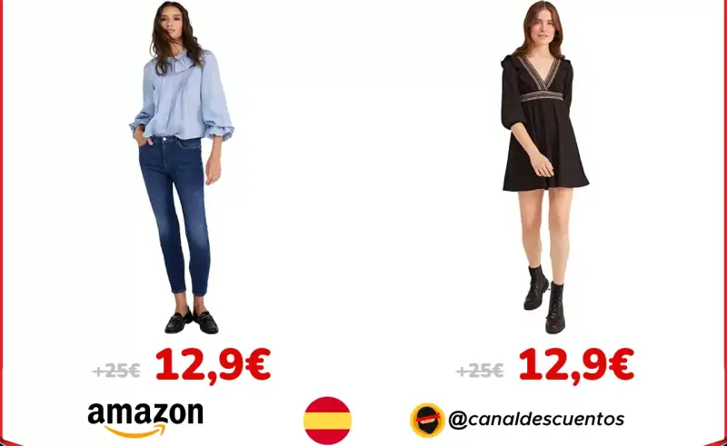 Pantalones Vaqueros Springfield Jeans Slim Cropped Mujer Pantalones Vaqueros Springfield Jeans Slim Cropped Mujer