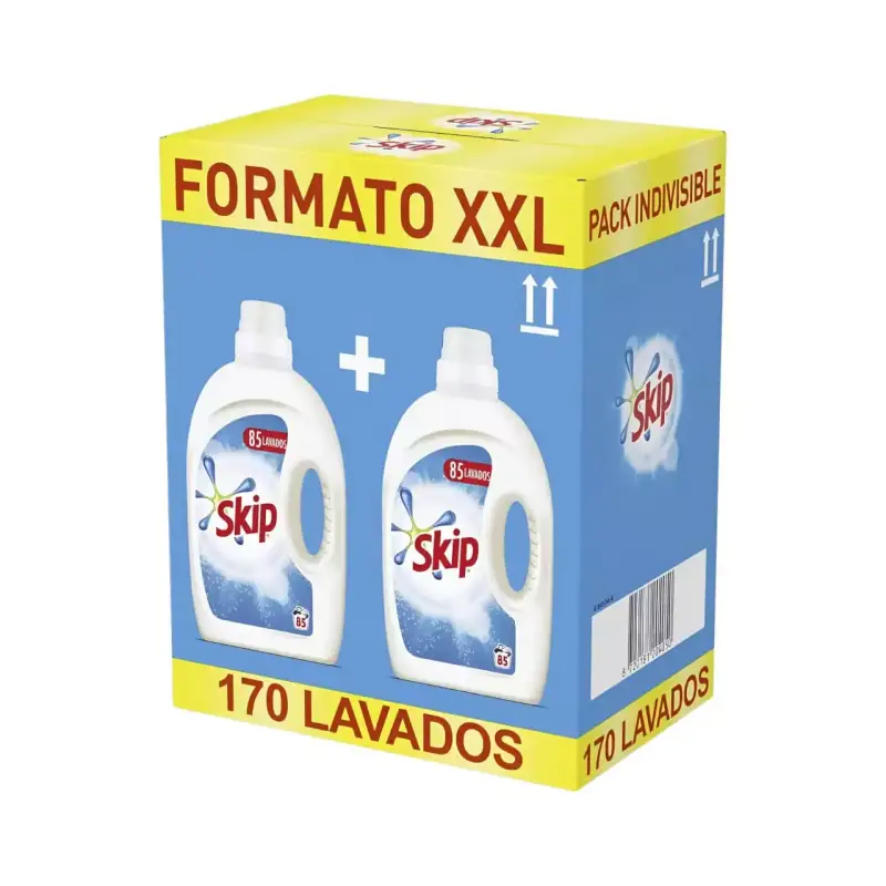 Detergente líquido Skip Active XXL 170 lavados Detergente líquido Skip Active XXL 170 lavados