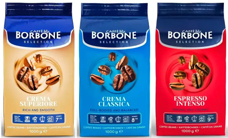 1Kg Café en grano Espresso Intenso, Crema o Clássica Borbone Selection 1Kg Café en grano Espresso Intenso, Crema o Clássica Borbone Selection