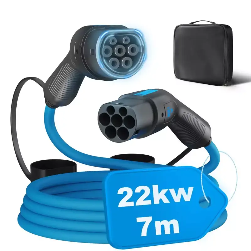 Cable de carga 22Kw 7m Cleesink Typ2 Cable de carga 22Kw 7m Cleesink Typ2