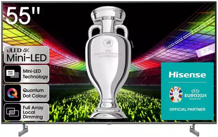 SmartTV Hisense 55" Mini-LED UHD 4K Full Array SmartTV Hisense 55" Mini-LED UHD 4K Full Array