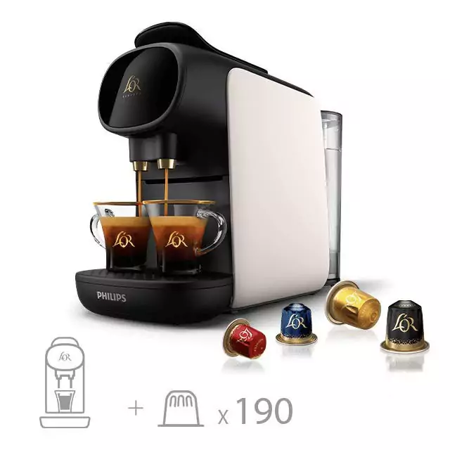 Cafetera L’OR Barista + 180 Cápsulas Cafetera L’OR Barista + 180 Cápsulas