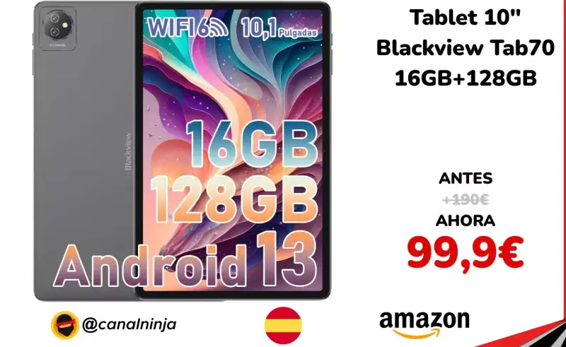 Tablet 10" Blackview Tab70 16GB+128GB Tablet 10" Blackview Tab70 16GB+128GB