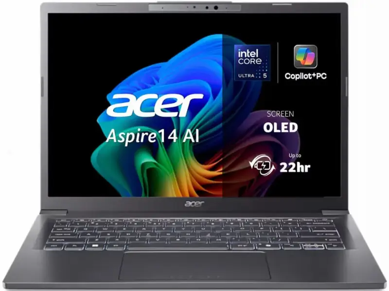 Portátil Acer Aspire 14" OLED Ryzen AI 5-330 32GB 1TB Portátil Acer Aspire 14" OLED Ryzen AI 5-330 32GB 1TB