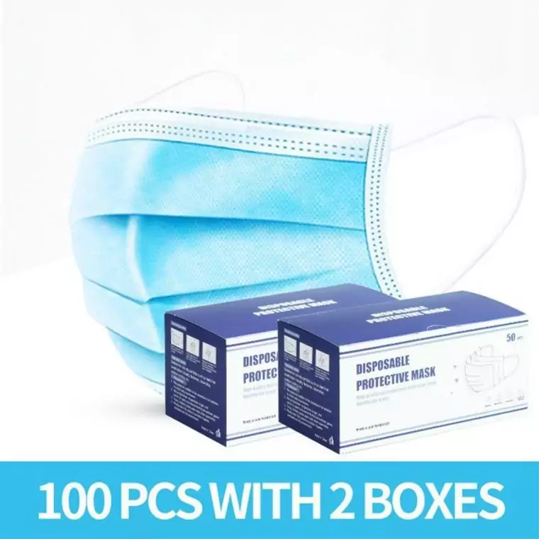 100x Mascarillas Quirúrgicas con caja 100x Mascarillas Quirúrgicas con caja