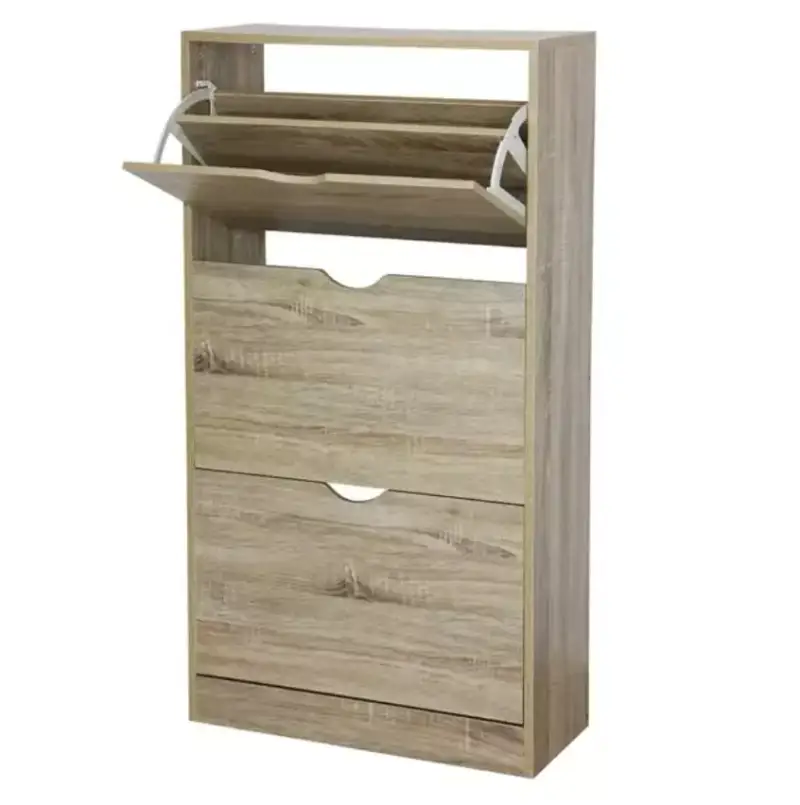 Zapatero de madera con 3 puertas Starley Zapatero de madera con 3 puertas Starley