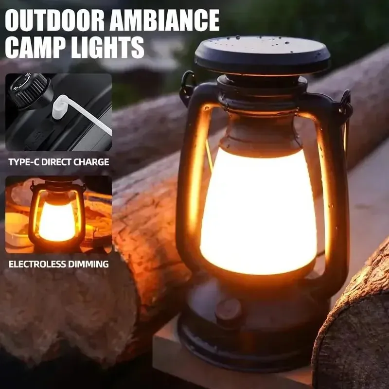 Lámpara LED Retro Portátil Lámpara LED Retro Portátil