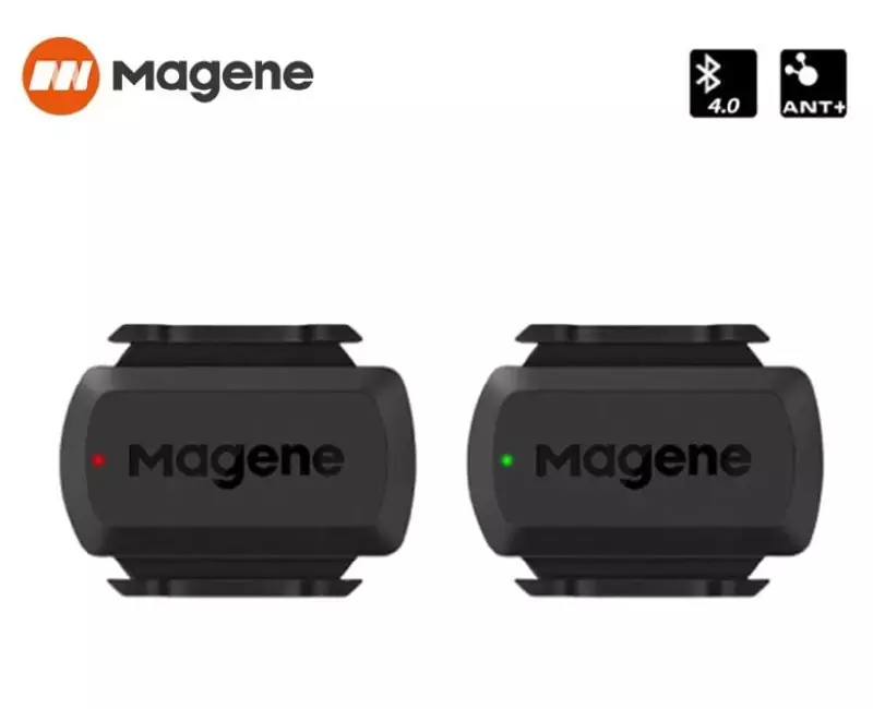 Pack de 2 sensores de cadencia/ velocidad S3 + Magene Pack de 2 sensores de cadencia/ velocidad S3 + Magene