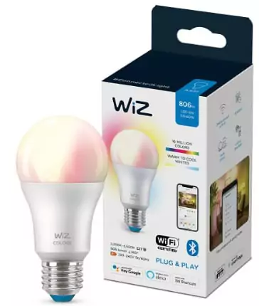 Bombilla Wiz A60 E27 WiFi + Bluetooth RGBWW Bombilla Wiz A60 E27 WiFi + Bluetooth RGBWW