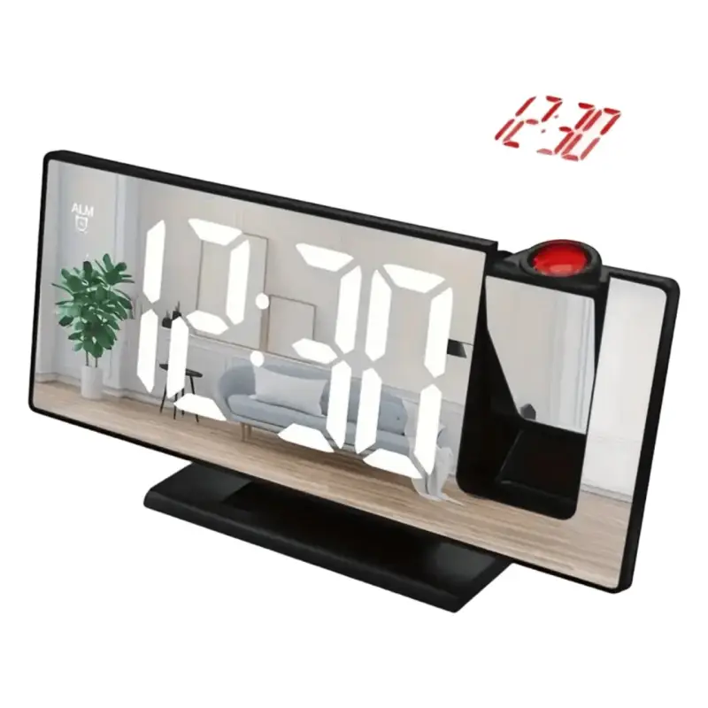 Reloj despertador de proyección multifunción dormitorio Reloj despertador de proyección multifunción dormitorio