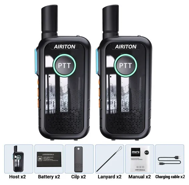 Pack de 2 Walkie Talkie AIRITON AI-T3 Pack de 2 Walkie Talkie AIRITON AI-T3