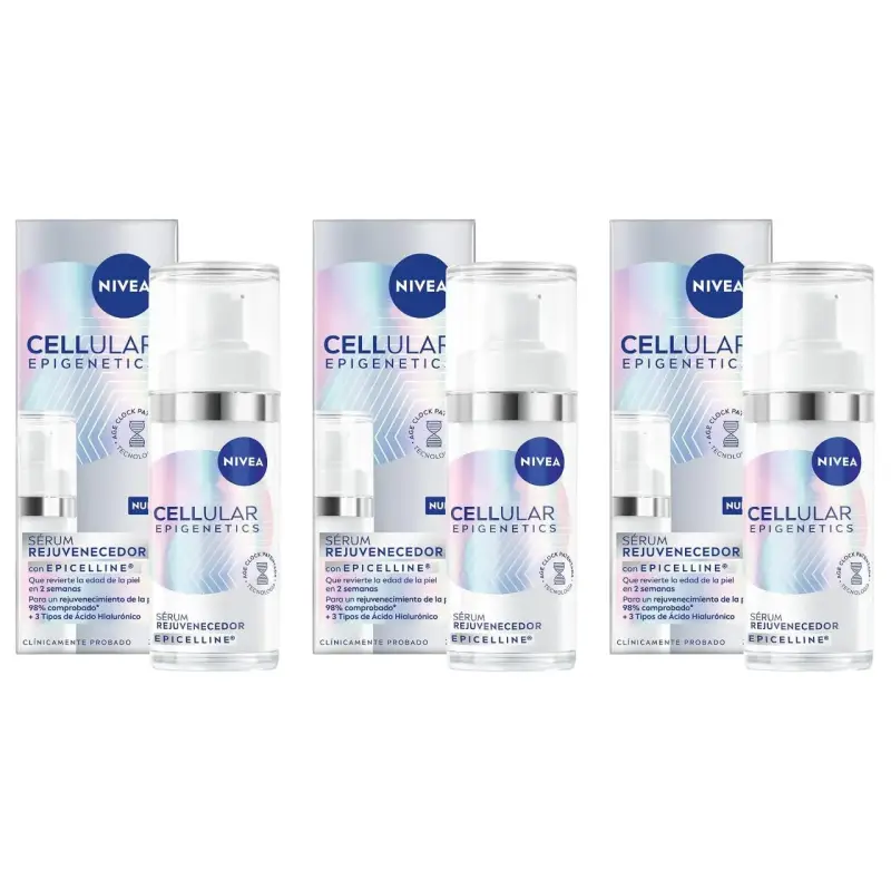Pack de 3 Nivea serum rejuvenecedor 30ml Pack de 3 Nivea serum rejuvenecedor 30ml