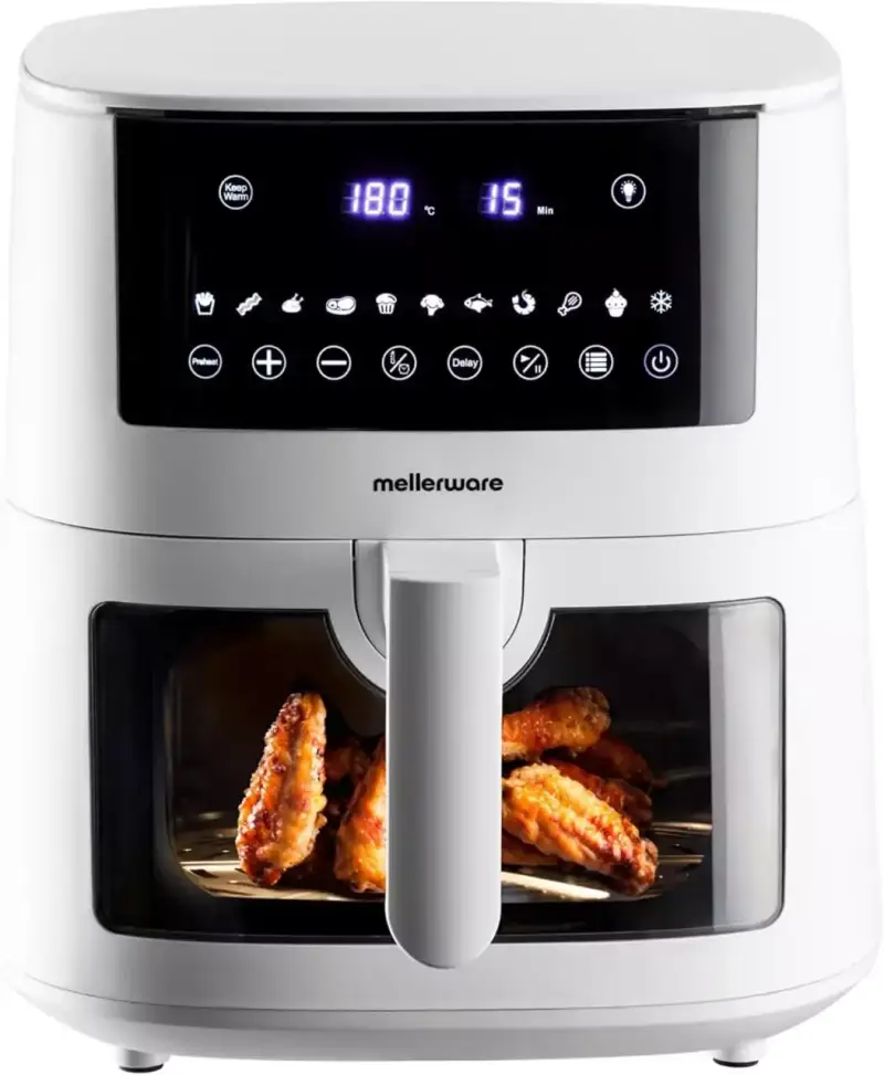 Freidora de Aire Mellerware Crunchy XL 7L 1650W Freidora de Aire Mellerware Crunchy XL 7L 1650W